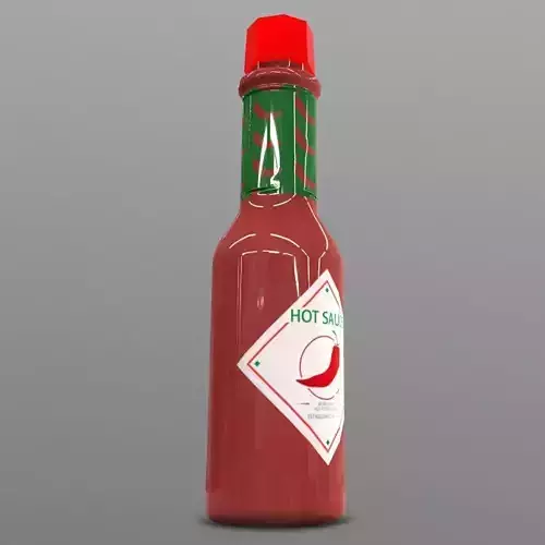 Hot Sauce Bottle