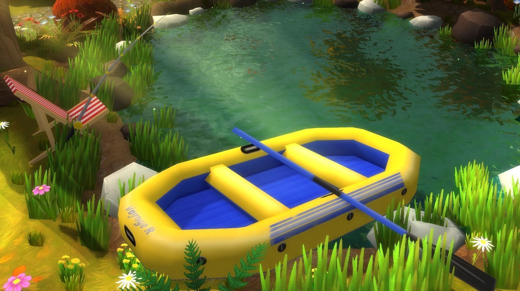 Cartoon Camping Props Low-poly 3D model_5