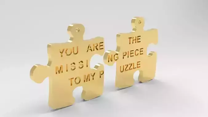 Puzzle Pendant  3D print model