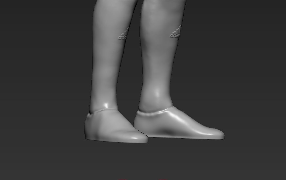 David Beckham 3D printing ready stl obj formats 3D print model_28