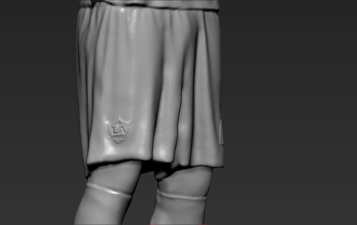 David Beckham 3D printing ready stl obj formats 3D print model_24