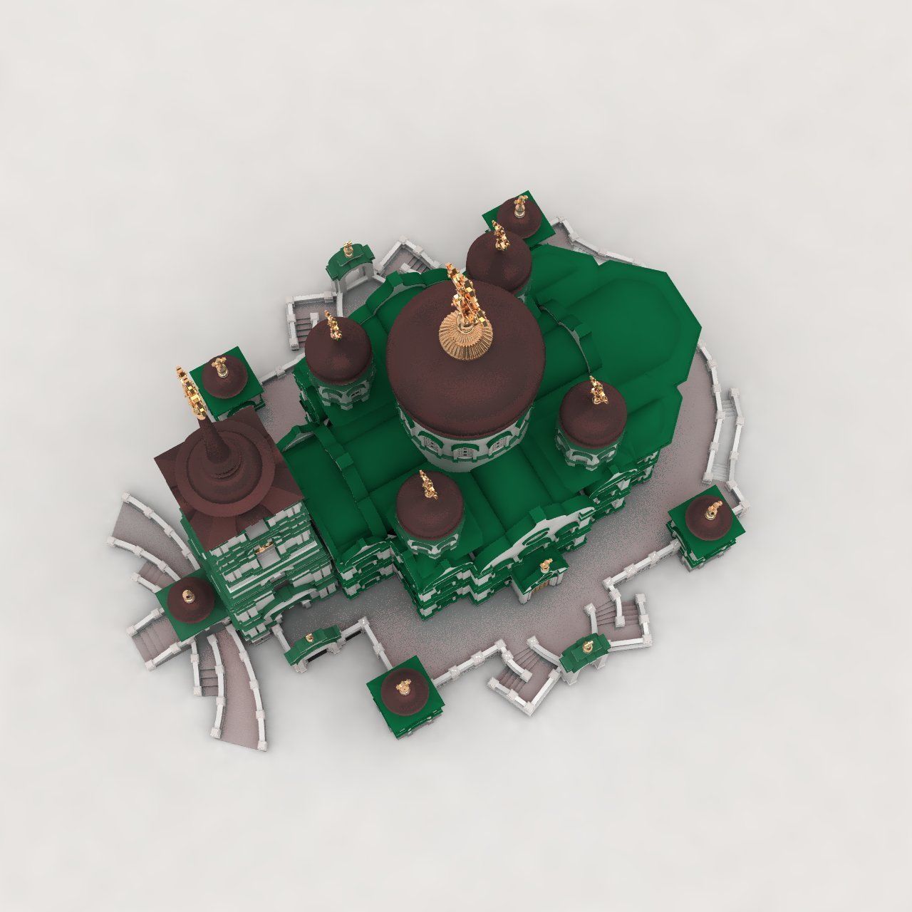 Annunciation Cathedral  Voronezh 3D print model_3