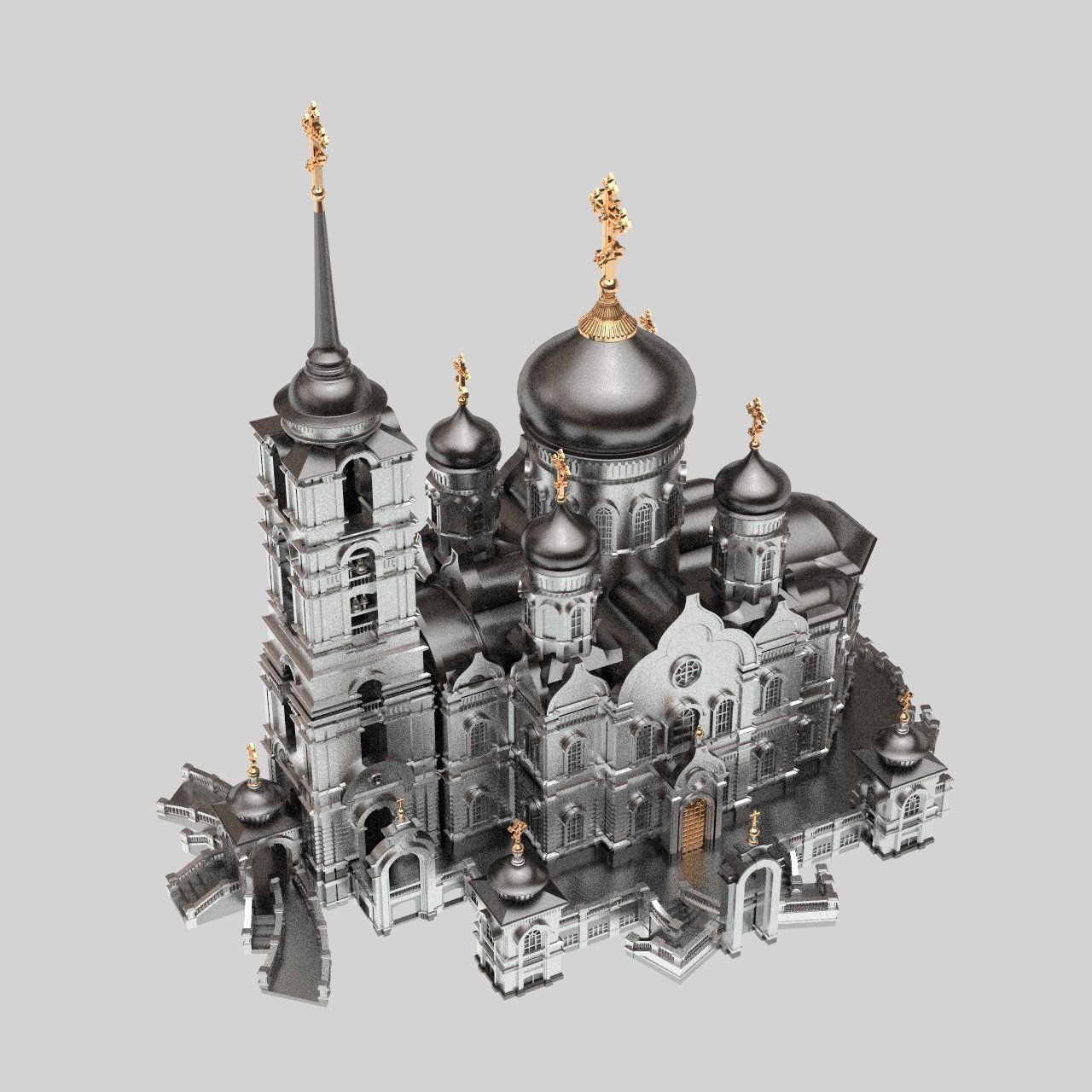 Annunciation Cathedral  Voronezh 3D print model_9