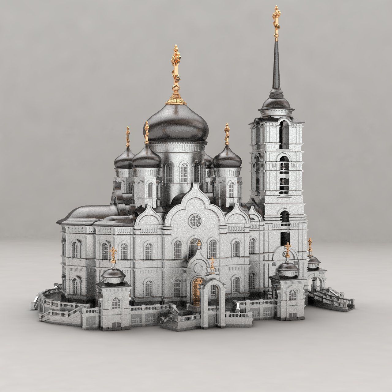 Annunciation Cathedral  Voronezh 3D print model_10