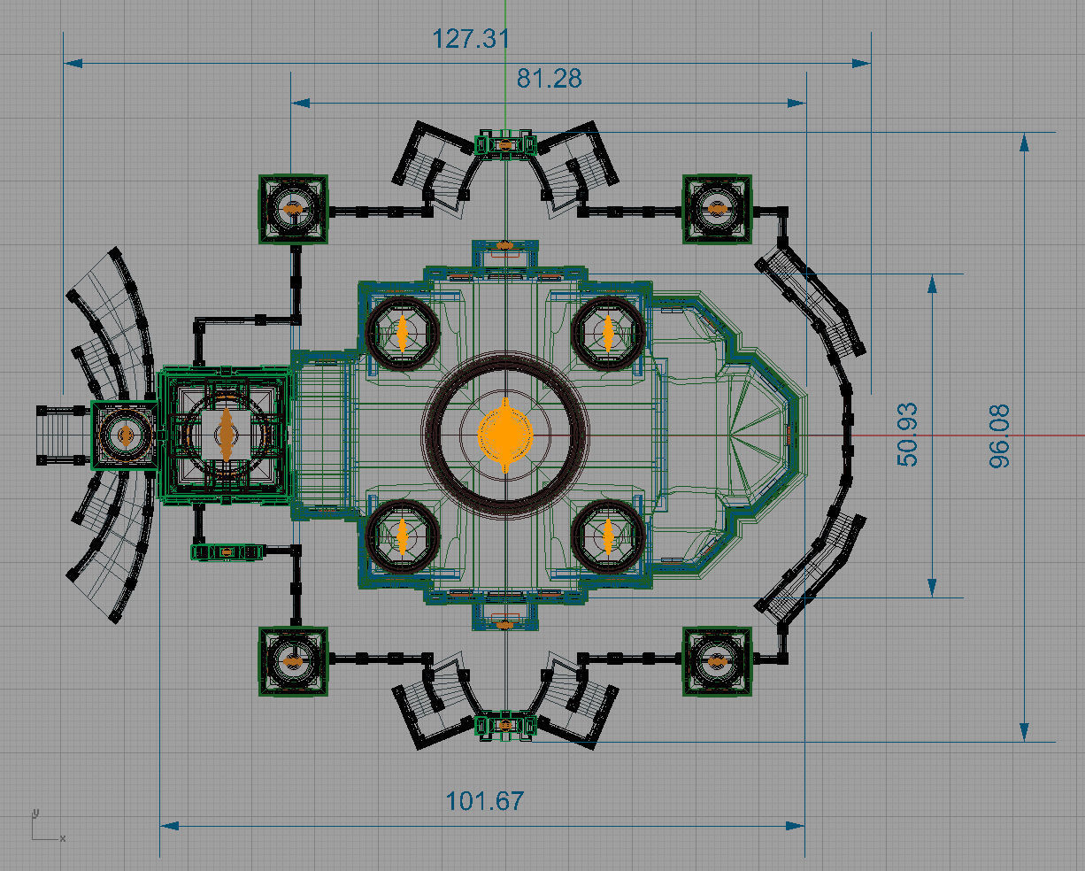 Annunciation Cathedral  Voronezh 3D print model_11