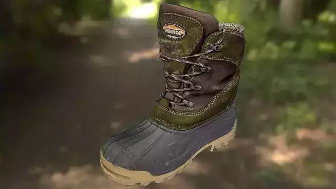 Boot shoe 3D model low poly footwear Low-poly 3D model Boot shoe 3D model low poly footwear Low-poly 3D model