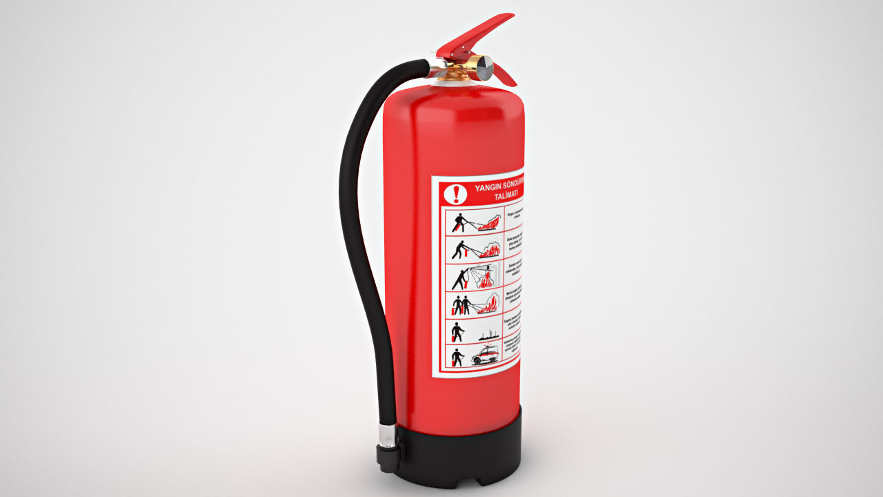 Fire Extinguisher 3D model_1