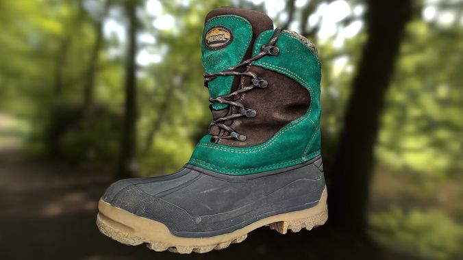 Boot lowpoly footwear Low-poly 3D model
