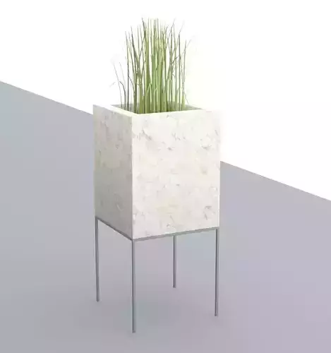 Plant Low Poly Marble Case 