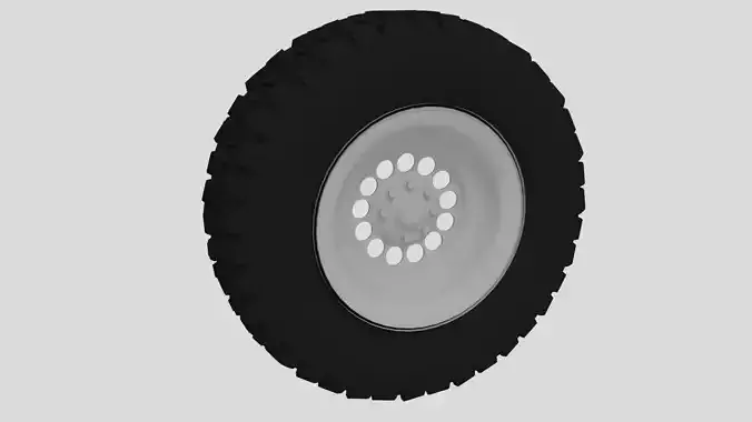 Offroad Tire 3D model