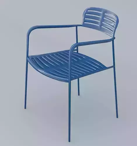 Mall Chair 10 Colors Low Poly 