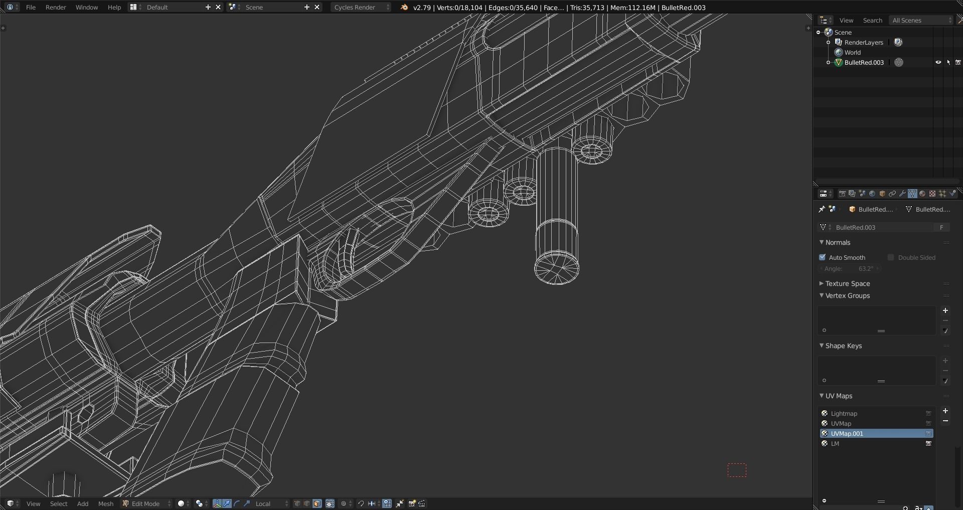 Remington 870 Tactical  Low-poly 3D model_16