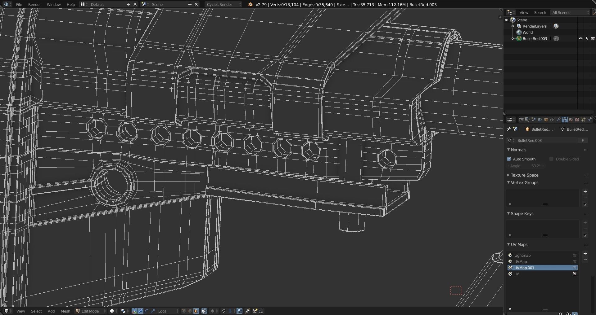 Remington 870 Tactical  Low-poly 3D model_17