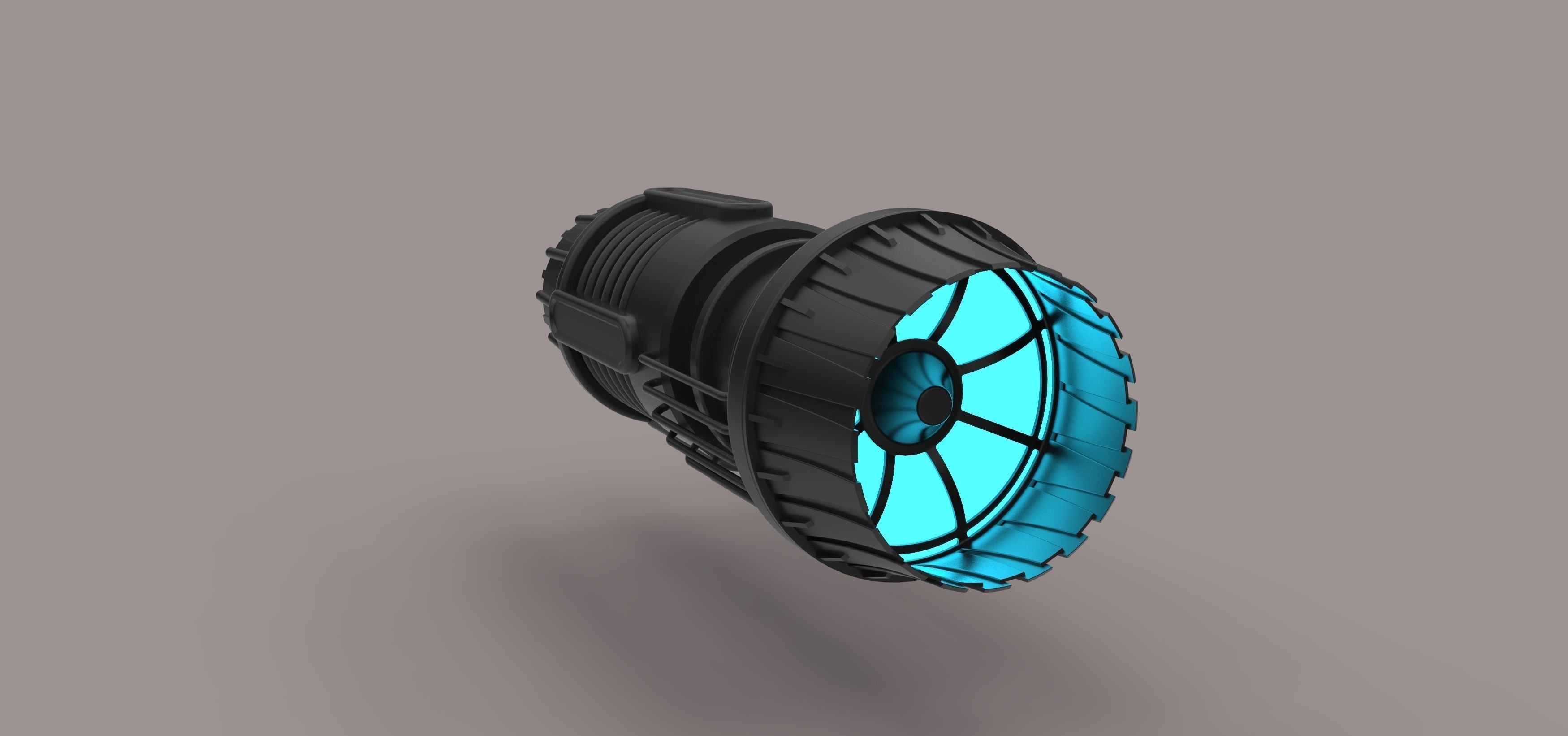 Jet engine 2 3D model_9