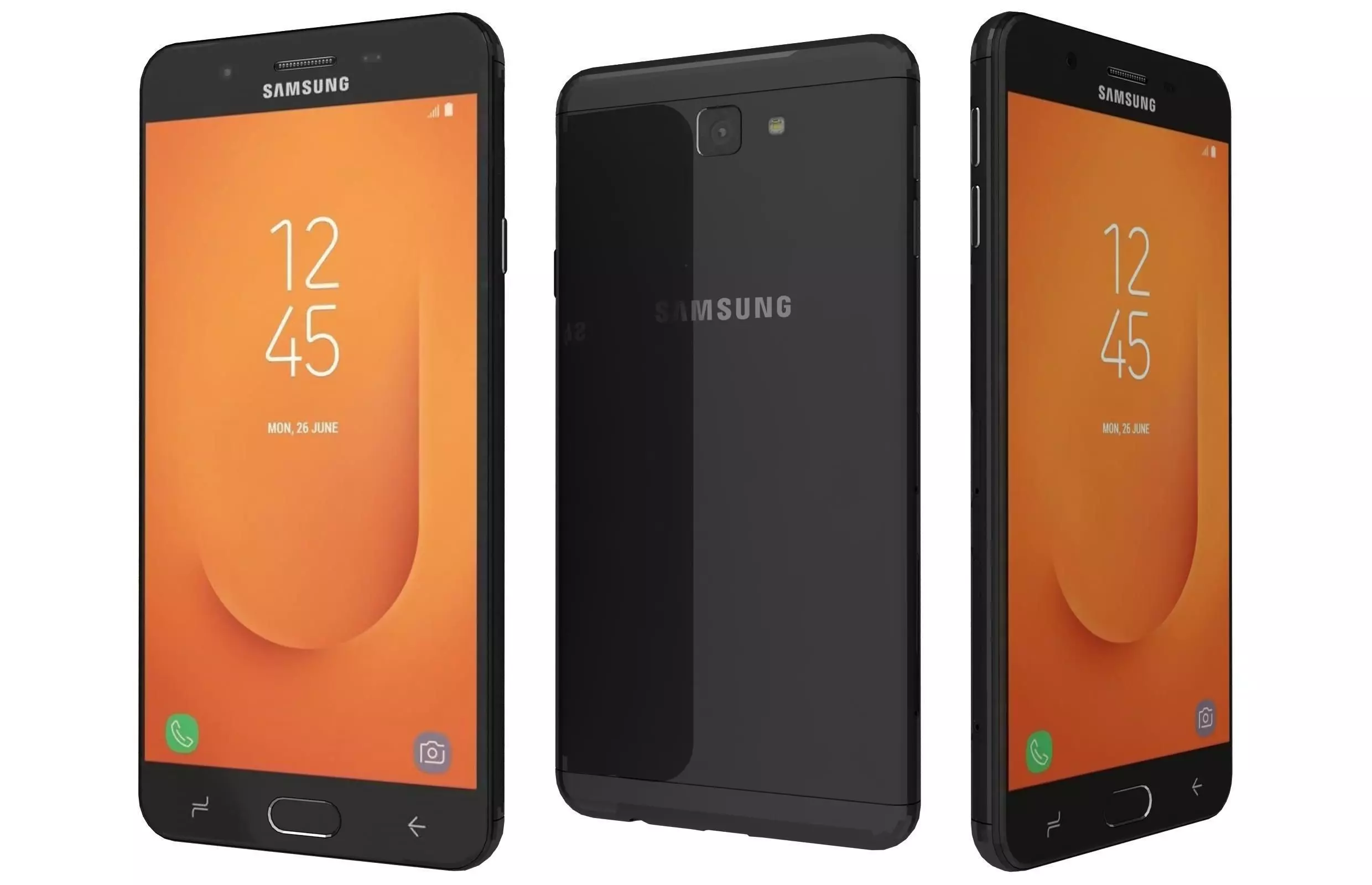 Samsung Galaxy J7 Prime 2 Black 3D model_0