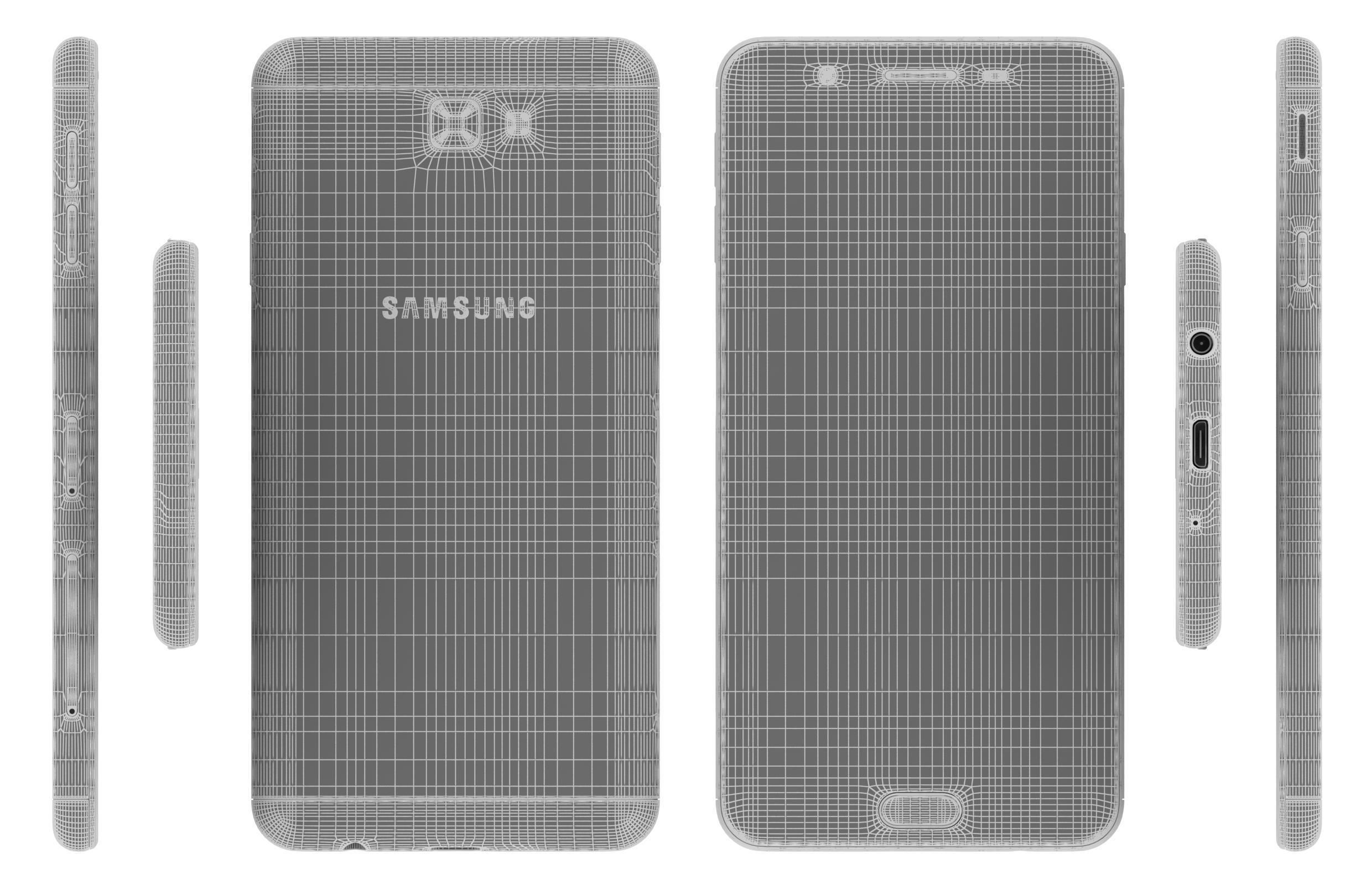 Samsung Galaxy J7 Prime 2 Black 3D model_12
