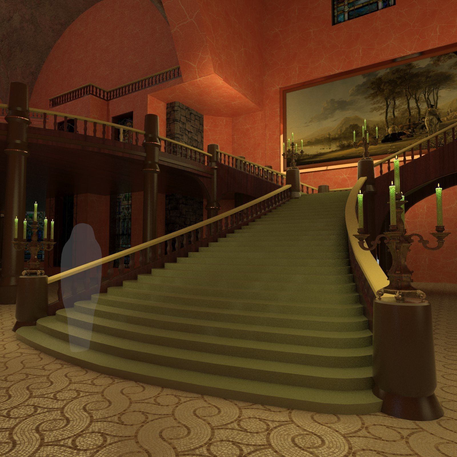 castle Free 3D model_5