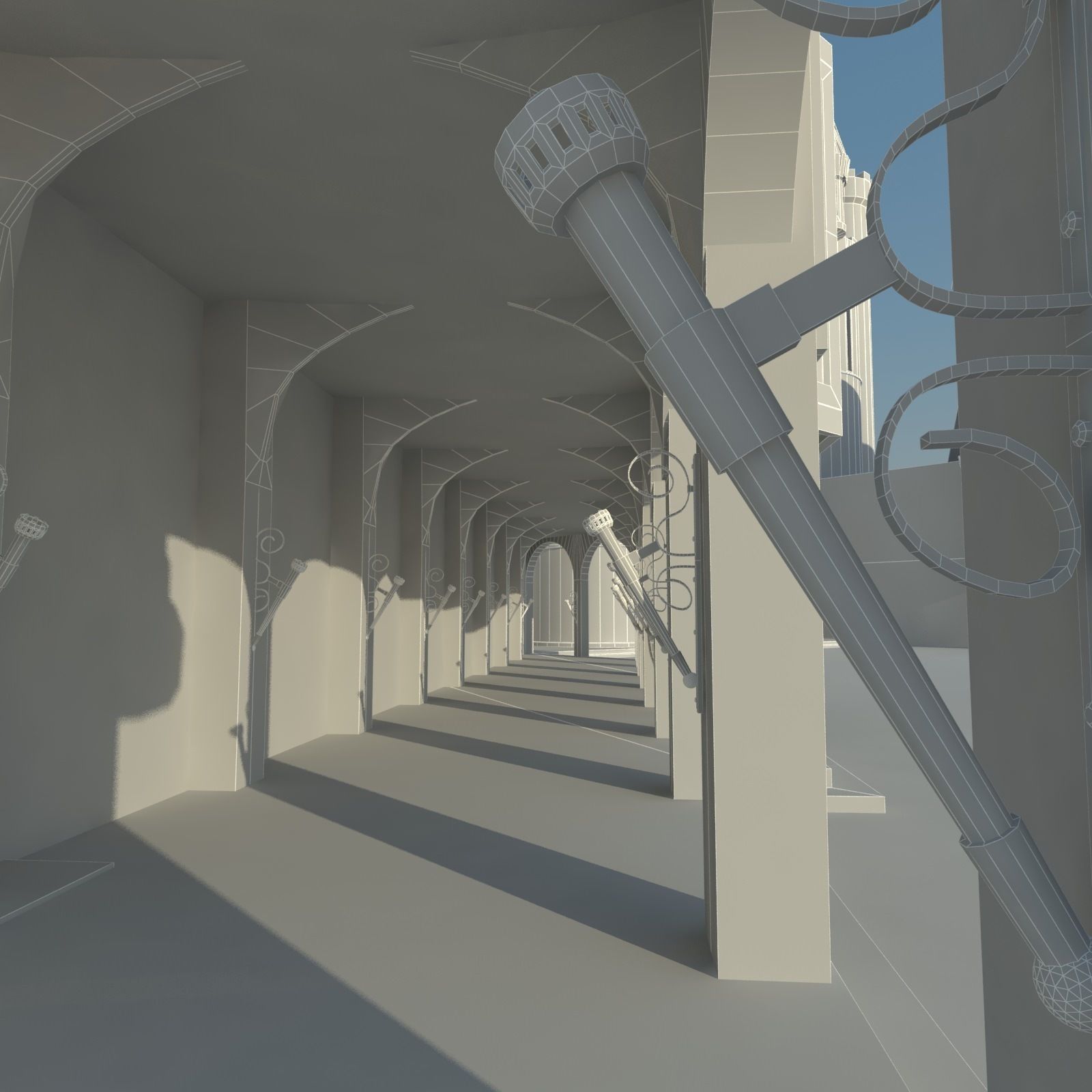 castle Free 3D model_12