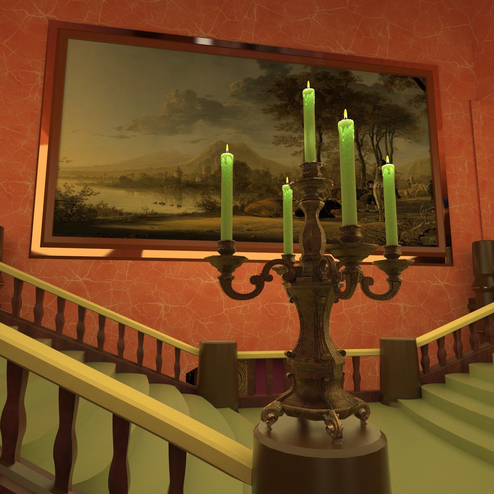 castle Free 3D model_8