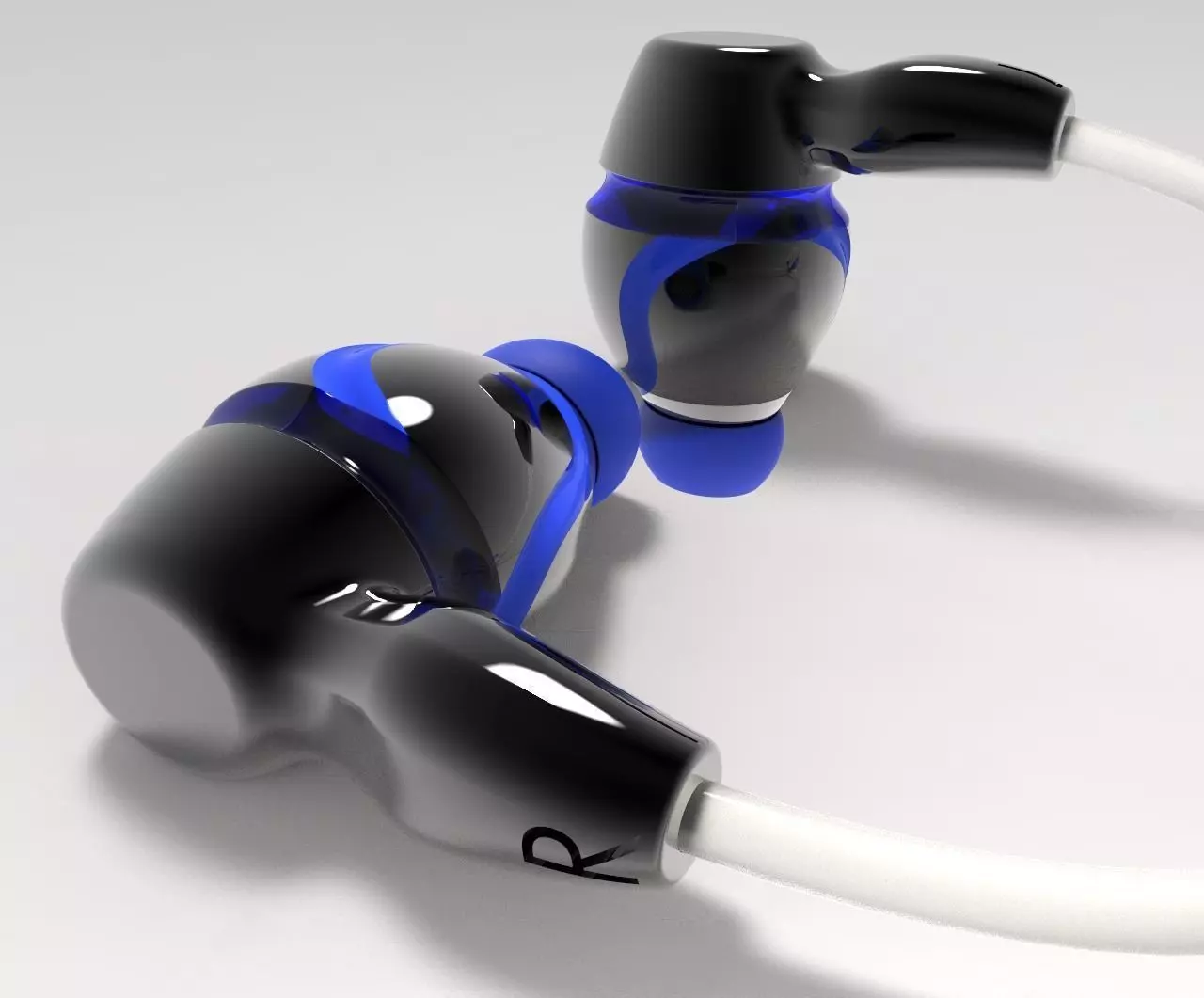 ear phones 3D print model_0