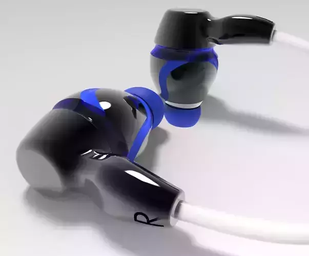 ear phones 3D print model