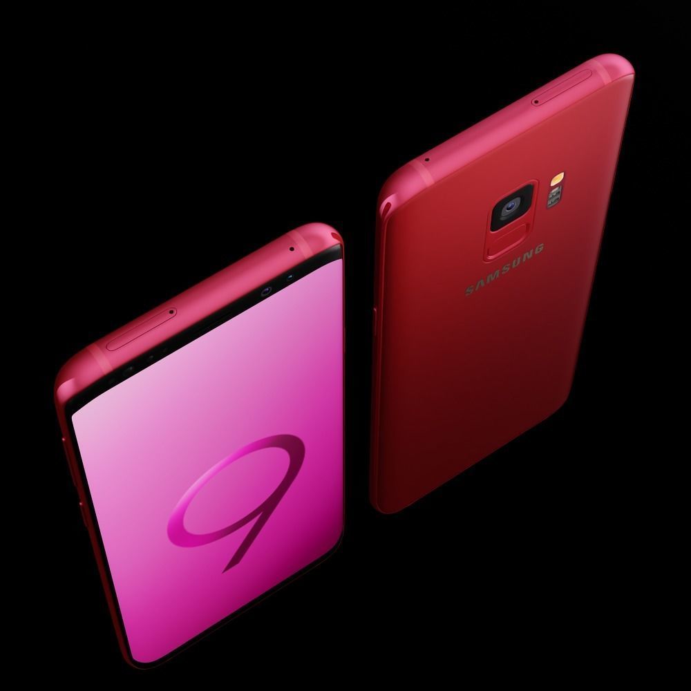 Samsung Galaxy S9 ALL Colors - 2 NEW Colors 3D model_22