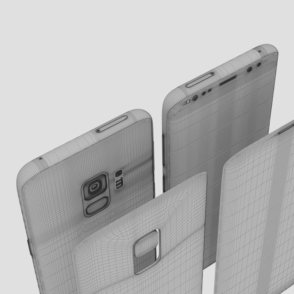 Samsung Galaxy S9 ALL Colors - 2 NEW Colors 3D model_80