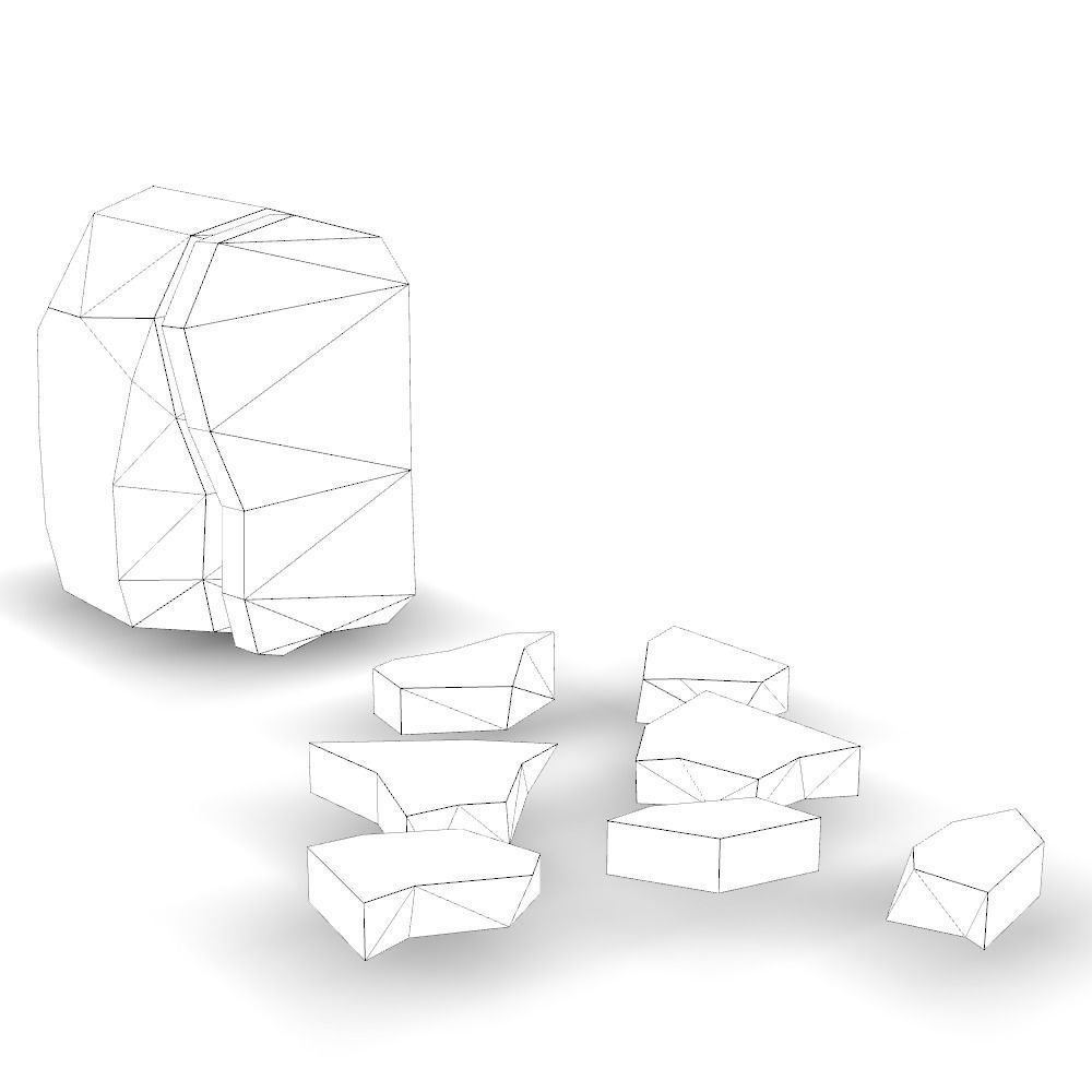 Bread Free low-poly 3D model_3