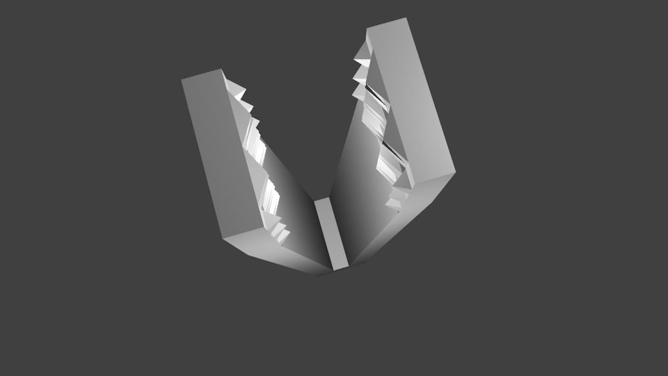 Capit pair of chopsticks 3D print model_4