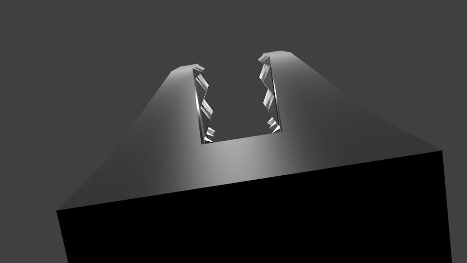 Capit pair of chopsticks 3D print model_3