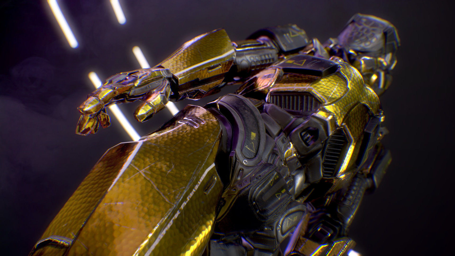Sci-Fi Armor 3 Low-poly 3D model_14