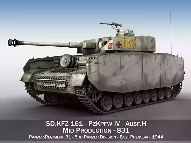 PzKpfw IV - Panzer 4 - Ausf H - 831