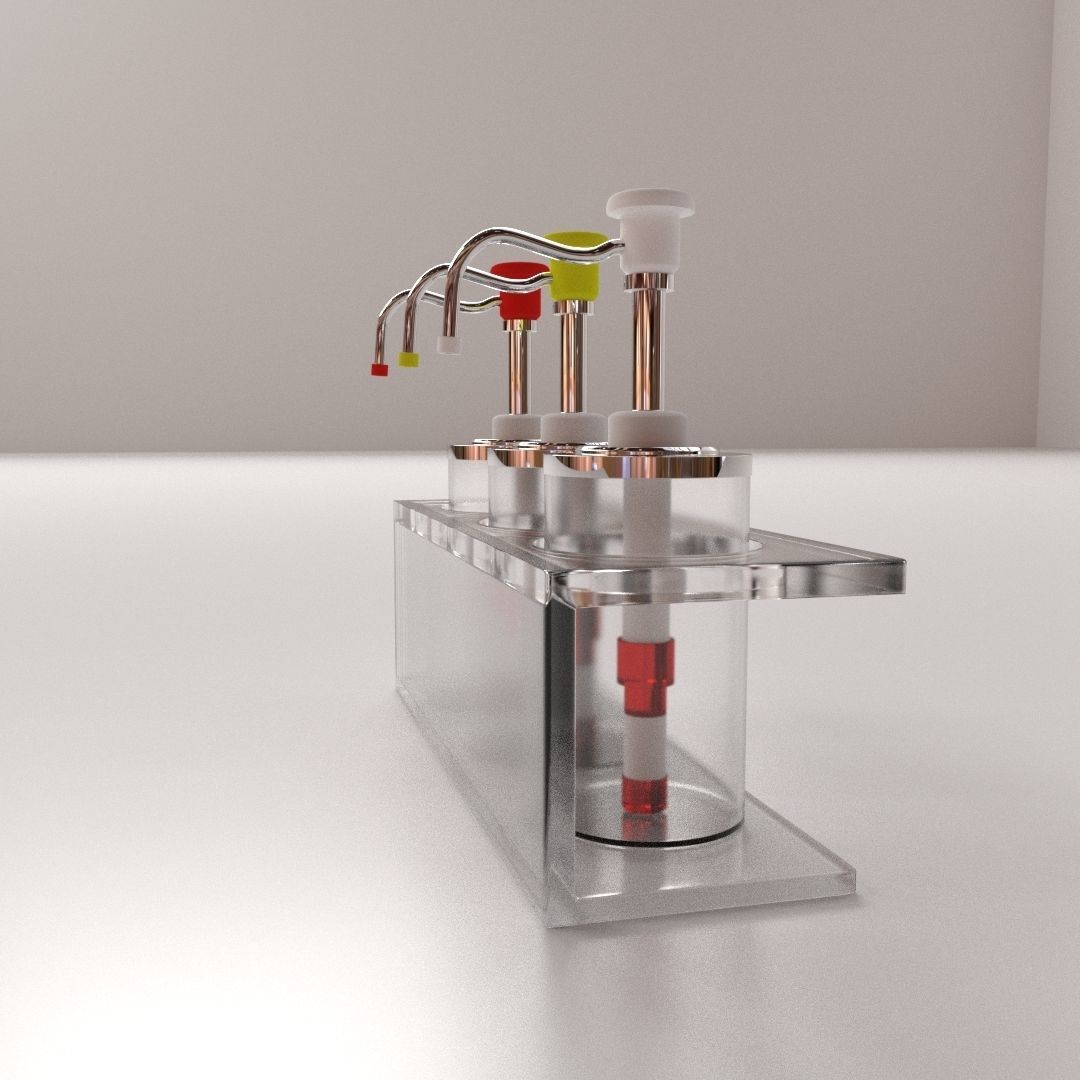 Condiment Dispenser v2 3D model_2