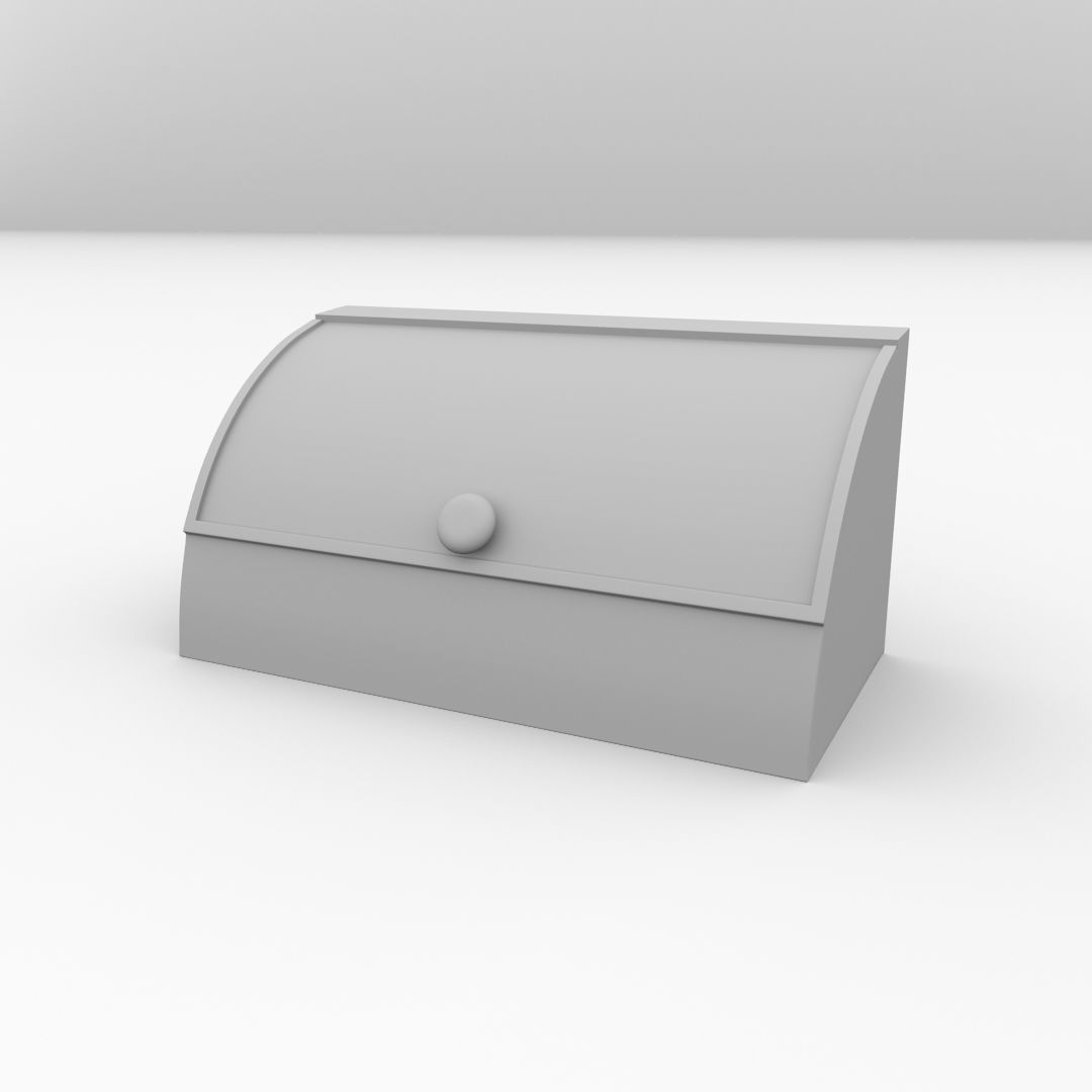 Breadbox box 3D model_5