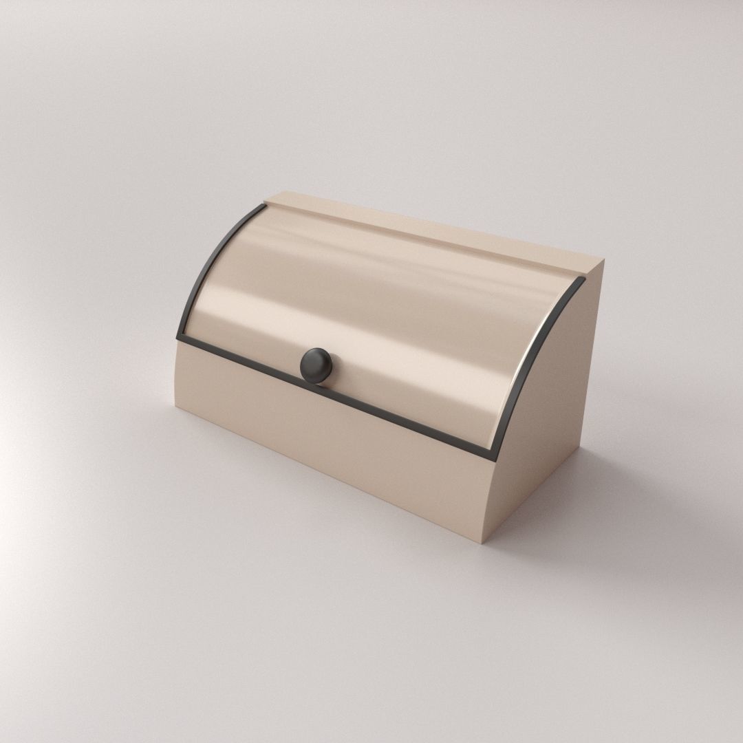Breadbox box 3D model_1