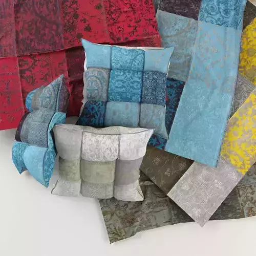 Indie Patchwork collection 3D model