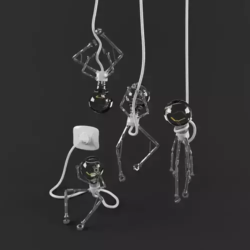 Ligtbulb guy lamp many variation