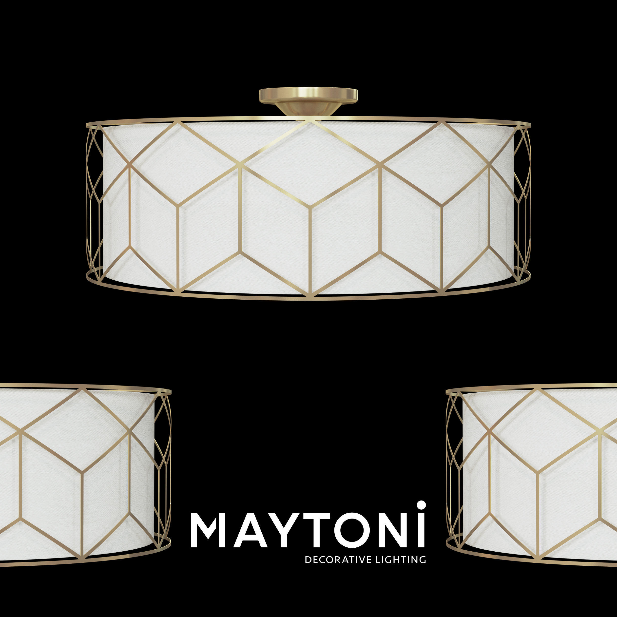 Ceiling lamp H223-PL-05-G Maytoni Classic free 3d model  Free 3D print model_1