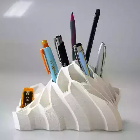 pen pencil holder ready to print 3dmodel  Free 3D print model