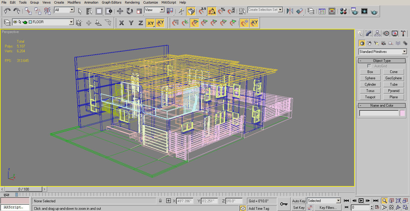Modern House 5 Free 3D model_16
