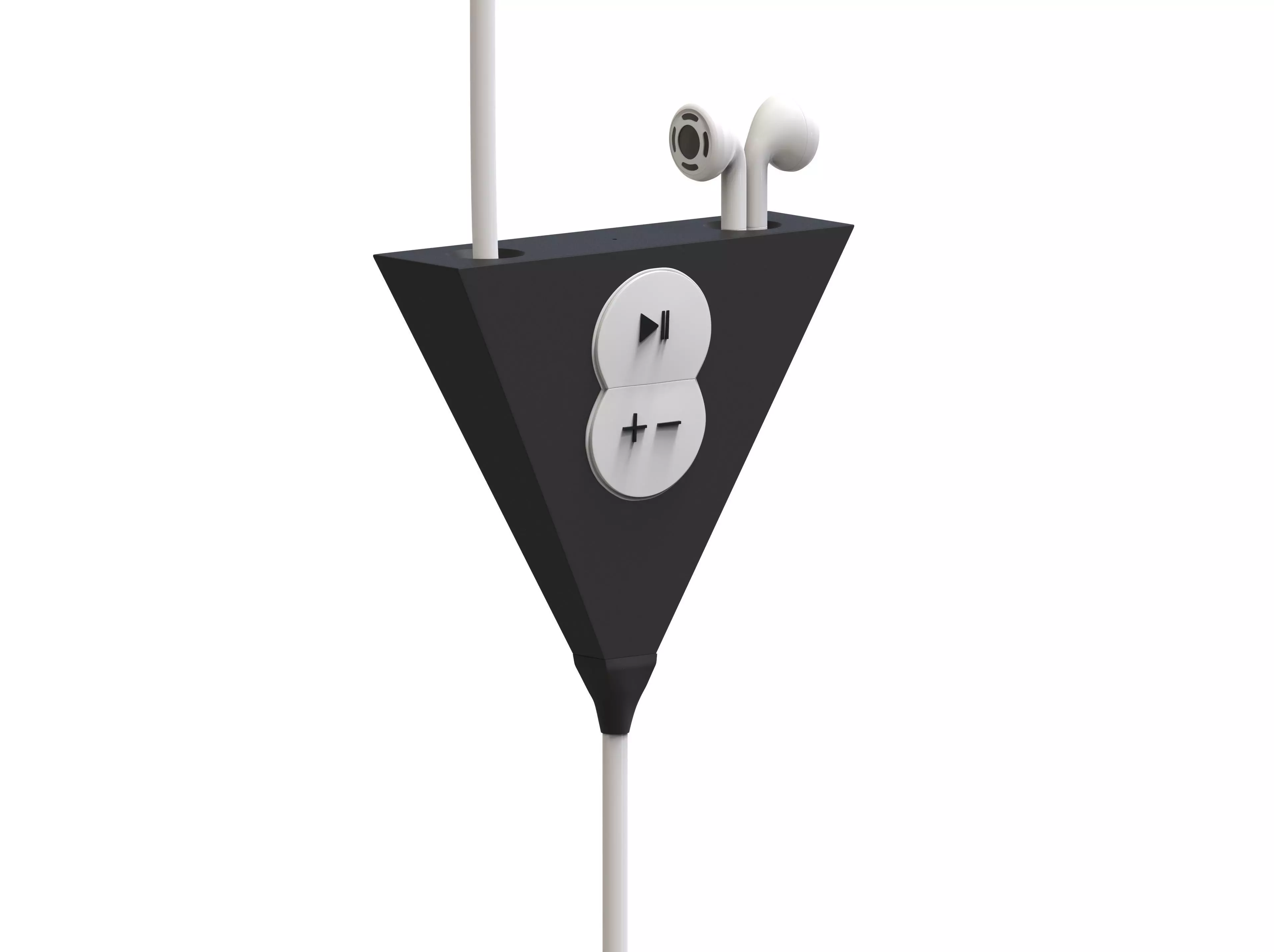Dual Earphone 3D print model_0