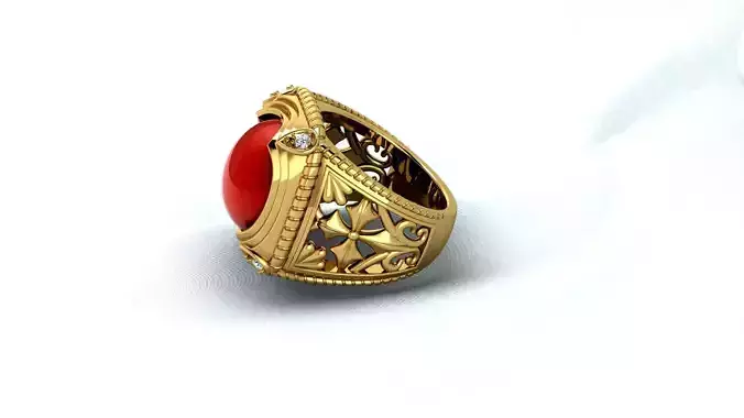 Ruby ring for king