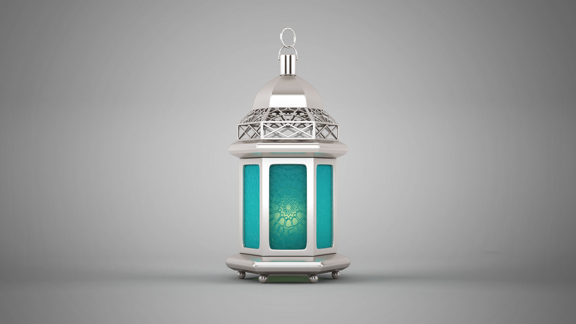 Islamic lantern   3D model_4