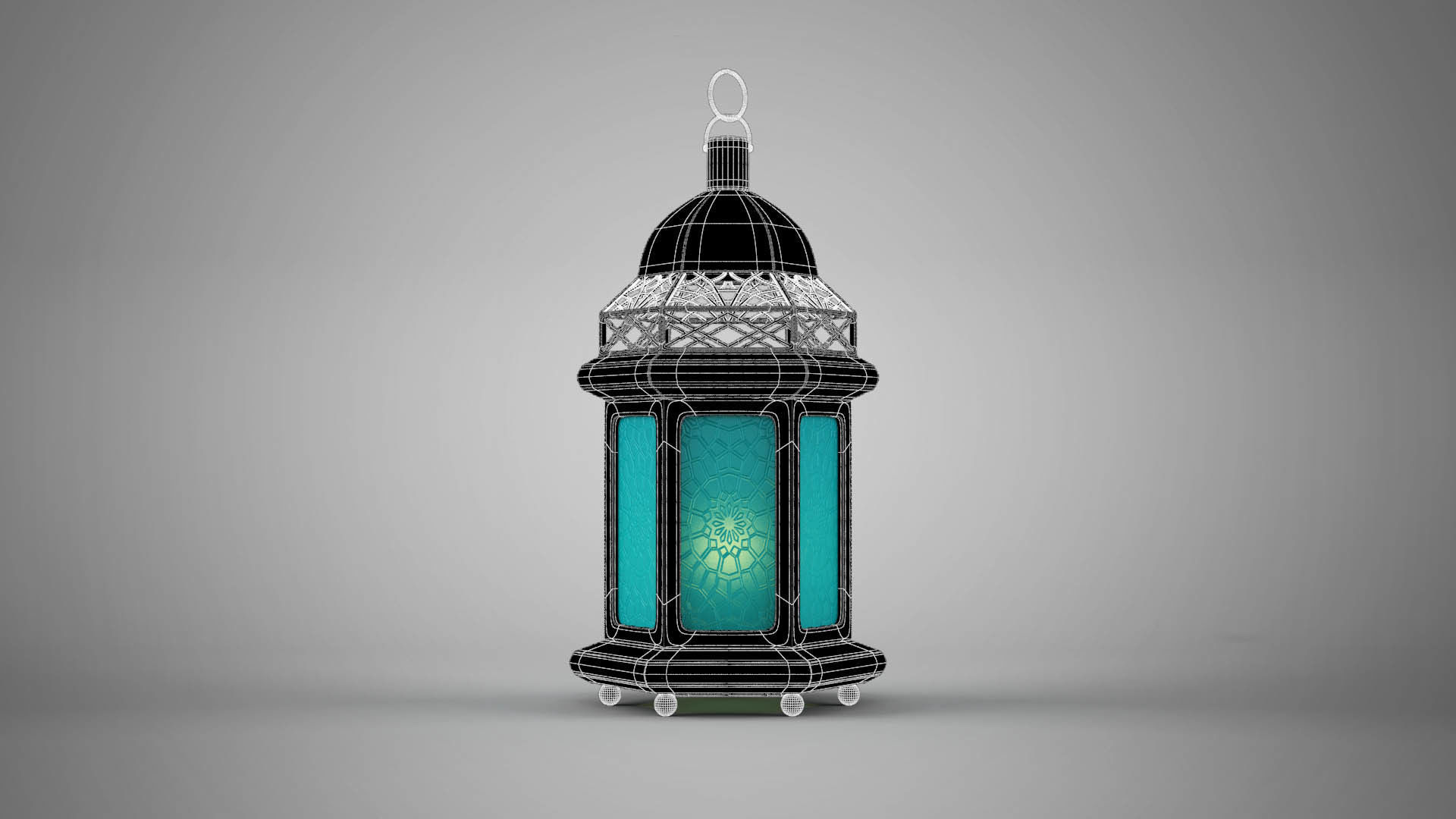 Islamic lantern   3D model_2