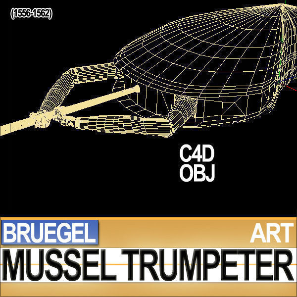 Bruegel Mussel Trumpeter Stl Printable 3D model_6