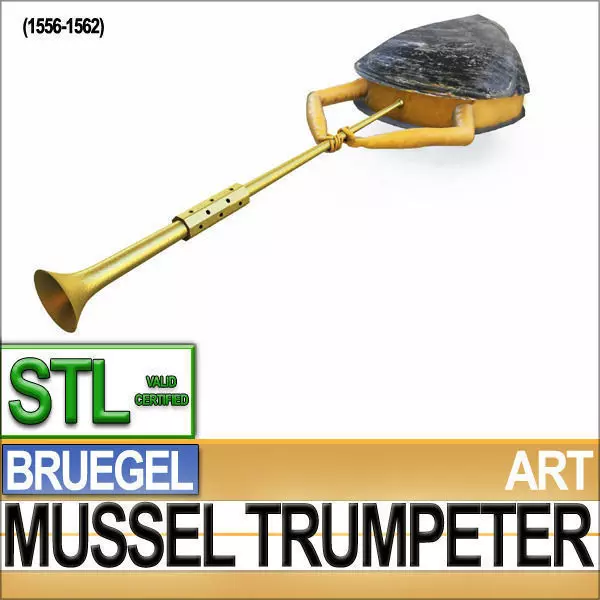 Bruegel Mussel Trumpeter Stl Printable 3D model_0