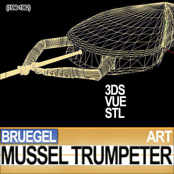 Bruegel Mussel Trumpeter Stl Printable 3D model_7