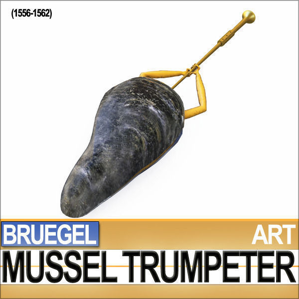 Bruegel Mussel Trumpeter Stl Printable 3D model_1