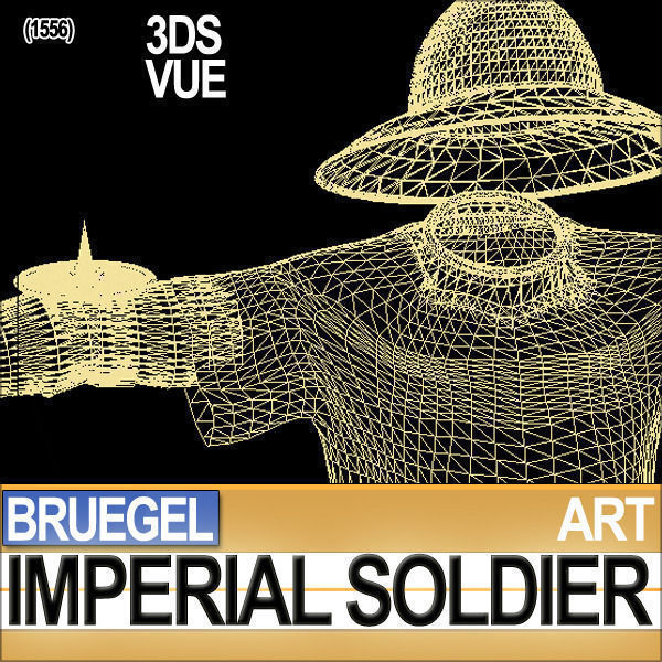 Imperial Soldier Props Bruegel Poser Daz 3D model_9