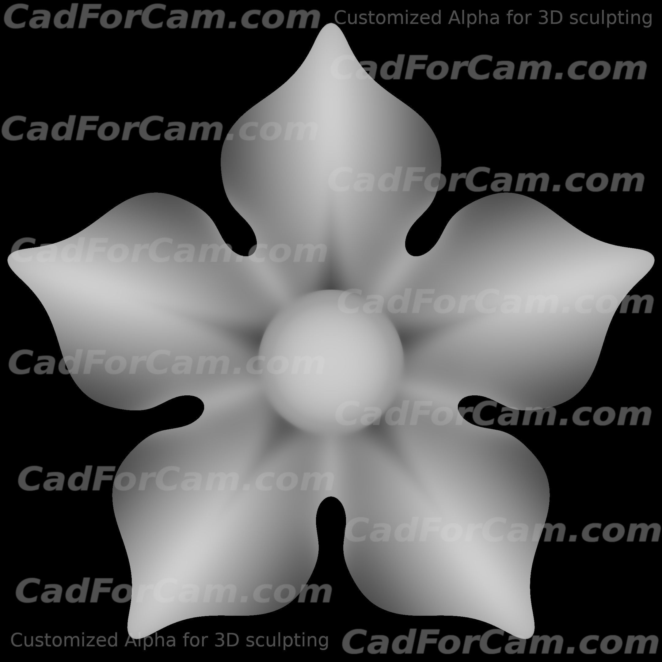 Floral bas-relief for cnc FLCFC0E 3D print model_10